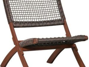 Καρέκλα Πτυσσόμενη Mesh 22-0179 78x60x72,5cm Brown-Walnut