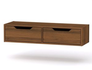 Κονσόλα Κρεμαστή Alberto 184-000025 100×32.5×22 Walnut