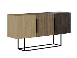 Μπουφές Estella 119-001110 150x42x79.5cm Natural-Walnut