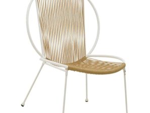 Καρέκλα Dapper 152-000043 64,5×74,5x76cm White-Natural