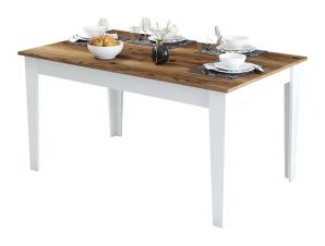 Τραπέζι Με Αποθηκευτικό Χώρο HM9507.07 145x88x75cm White-Walnut