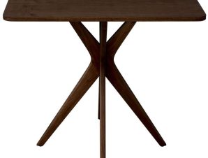 Τραπέζι Jubi JUBITREWAL 80x55x75cm Walnut